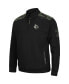 Men's Black Louisville Cardinals OHT Military-Inspired Appreciation Commo Fleece Quarter-Zip Jacket