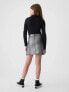 Kids Cargo Foil Denim Skirt