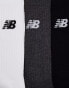 New Balance logo crew socks 3 pack in multi