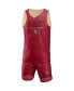 Men's Scarlet San Francisco 49Ers Colorblock Mesh V-Neck and Shorts Set