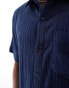 Brave Soul short sleeve shirt in navy