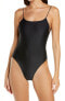 JADE Swim 281951 Trophy One-Piece Swimsuit in Black, Size X-Large