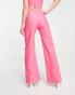 Vesper wide leg trouser co-ord in pink