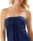 Tommy Bahama 281908 Pearl Sarong Bandini Swim Top in Mare Navy, Size Medium