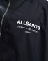 AllSaints Underground unisex lightweight jacket with water resistant finish in black