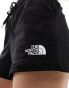 The North Face logo bootie shorts in black