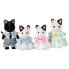 EPOCH Sylvanian Families Tuxedo Cat Family Figures