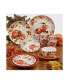 Harvest Splash Dinner Plate, Set of 4