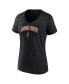 Women's Black Arizona State Sun Devils Evergreen Campus V-Neck T-shirt