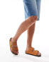 Birkenstock Arizona LENB Burnt sandals in orange