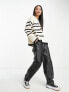 Vero Moda striped jumper in mono