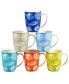 Seaside Set of 6 Mugs, 6 Asst