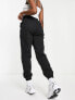 New Look utility cargo trouser in black