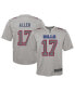 Big Boys Josh Allen Gray Buffalo Bills Atmosphere Game Jersey