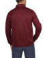 Mens Solid Modal Qzip Pullover Sweater