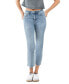 Women's High Rise Cropped Straight Jeans