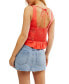 Women's Kianna Eyelet Lace Pintuck Sleeveless Cotton Top