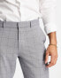 New Look exclusive skinny suit trouser in mid grey