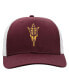 Men's Maroon, White Arizona State Sun Devils Trucker Snapback Hat