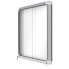 NOBO Premium Plus 8xA4 Sheets Magnetic White Surface Interior Display Case With Sliding Door refurbished