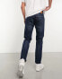 Levi's 502 tapered fit jeans in dark navy wash