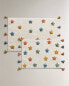 Children's bath mat with stars