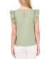 Women's Crewneck Ruffle-Sleeve Blouse