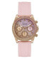 Guess Damen Armbanduhr Sparkling Pink Multifunktion 38 mm Rosa, Rosegold GW0032L4