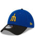 Men's Royal, Black Seattle Mariners 2023 City Connect 39THIRTY Flex Fit Hat