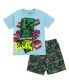 Boys Creeper T-Shirt and French Terry Shorts Outfit Set to