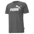 Puma Essentials Heather Crew Neck Short Sleeve T-Shirt Mens Size M Casual Tops