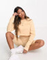 ellesse Canleo crop sweatshirt in light brown