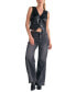 Women's Faux-Leather Vest