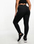 ASOS 4505 Curve Icon running tie waist gym legging with phone pocket in black