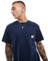 Lee workwear logo pocket t-shirt relaxed fit in navy