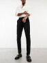 ASOS DESIGN smart co-ord skinny trousers in black corduroy