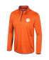 Men's Orange Clemson Tigers Wright Quarter-Zip Windshirt