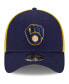 Men's Navy Milwaukee Brewers Team Neo 39THIRTY Flex Hat