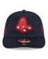 Men's Navy Boston Red Sox 2024 Clubhouse Low Profile 59FIFTY Fitted Hat