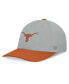 Men's Gray/Burnt Orange Texas Longhorns Mick Flex Hat