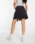 Urban Revivo asymmetric denim mini skirt in grey