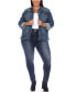 Plus Size Classic Denim Jacket