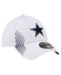 New Era Men's White Active 39Thirty Flex Hat