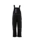 Plus Size Insulated Softshell Bib Overalls with Reflective Piping