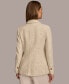 Donna Karan Women's Tweed One-Button Blazer