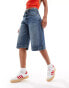 Cotton On 90s baggy shorts in blue dusk denim