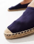 London Rebel X slip on espadrilles in navy