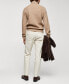 Men's Braided Turtleneck Sweater