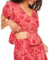 Women's Elisabetta Pajama Blouse And Shorts Set