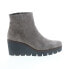 Gabor 34-780-19 Womens Gray Suede Slip On Ankle & Booties Boots 40.5